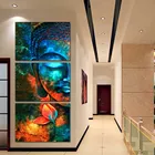 Modern Canvas Prints Wall Art Buddha Abstract Painting