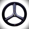 700c Carbon Track Bike Wheels Chinese 3 Tri spoke Wheel & 66mm Carbon Fixed Gear Wheelset