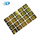 Ticket Strip Sticker Hologram Strip Label Custom Warranty Security Hologram Ticket Printing Strip Label Sticker