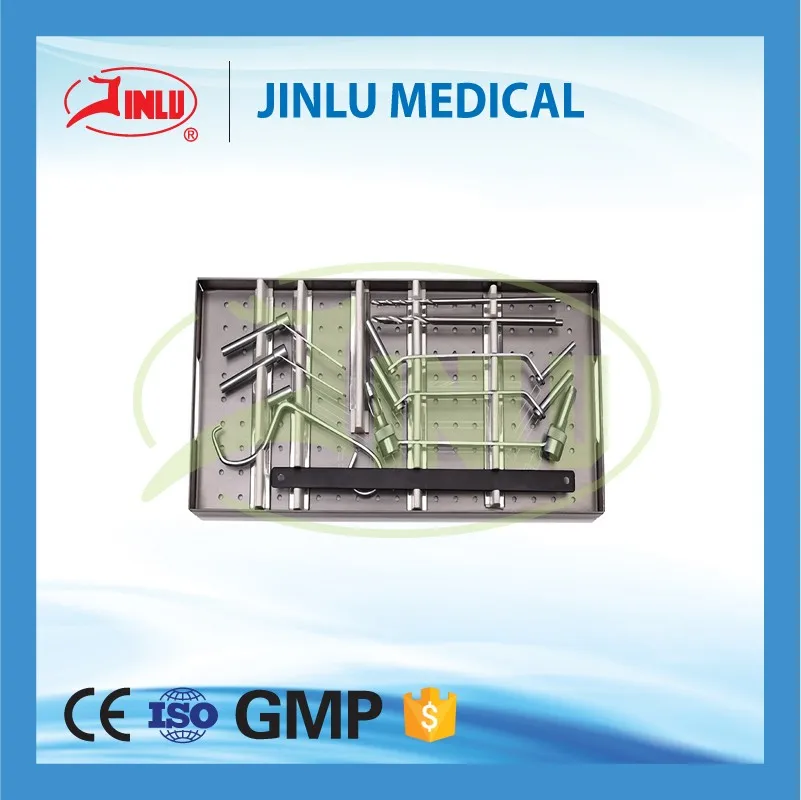 Surgical trauma lower limbs fracture fix instrument kit - II (big fracture), lower limbs instrument, trauma instrument kit.
