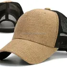 Plain Pattern and Adults Age Group straw baseball cap