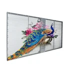 HD super thin led screen video full color transparent indoor outdoor use