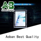 Super slim advertising led backlit picture frame led window display crystal magnetic light Box