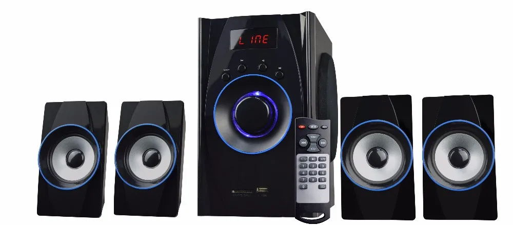 Good price and perfect sound 2017 indoor surround sound speaker,2.1 multimedia home theater speaker system with bt - ANKUX.COM