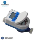 Residential brass ball valve with lock gsm digital water meters