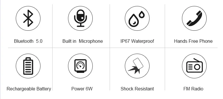 2019 Amazon Hot-Selling Wireless Speakers Portable Bluetooth Speakers Mini Outdoors Waterproof Stereo Sound - ANKUX.COM
