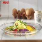 Pyrex vetro borosilicato rotondo teglia piastra per forno a microonde