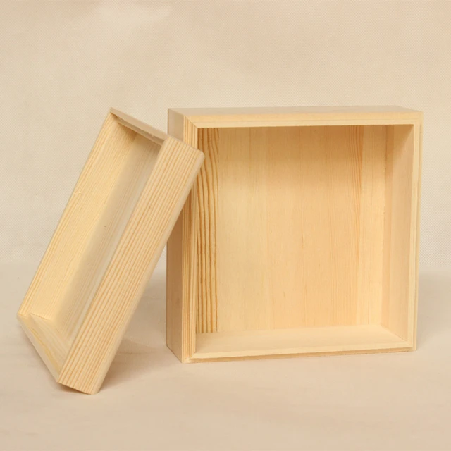 box for packaging, customize wholesale small cheap wooden box