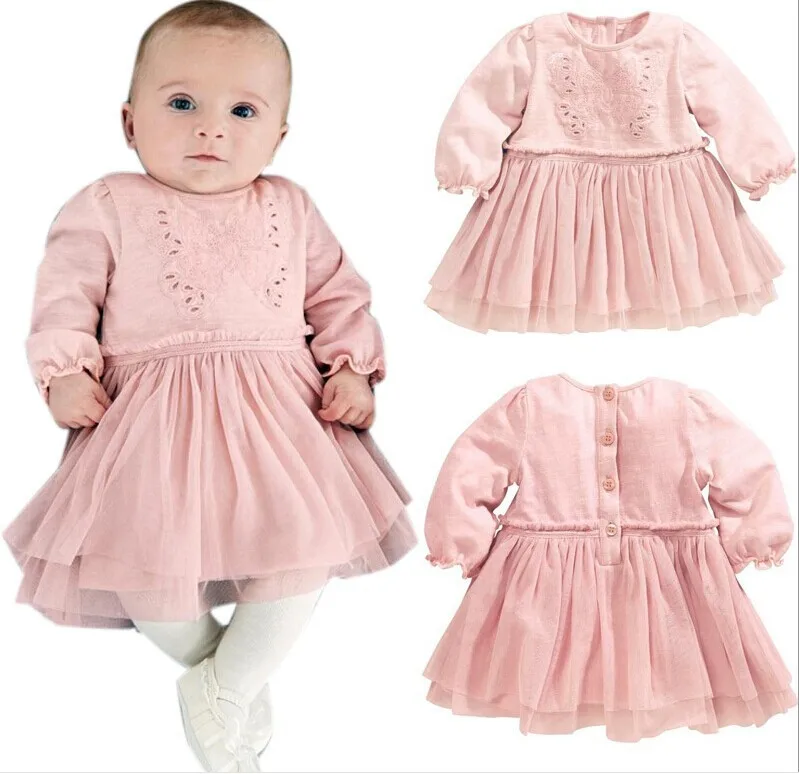 pink infant dress