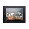 Digit Photo Frame Led Calendar Clock 8 Inch Digital Wall Clock Wifi With Weather Forecast