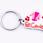 Custom 3d soft pvc keychain key chain / Soft Rubber Keychains / Silicone Keyring