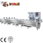 Automatic Production Chocolate Peanut Bar Wafer Pillow Packing Machine Flow Wrapper Equipment
