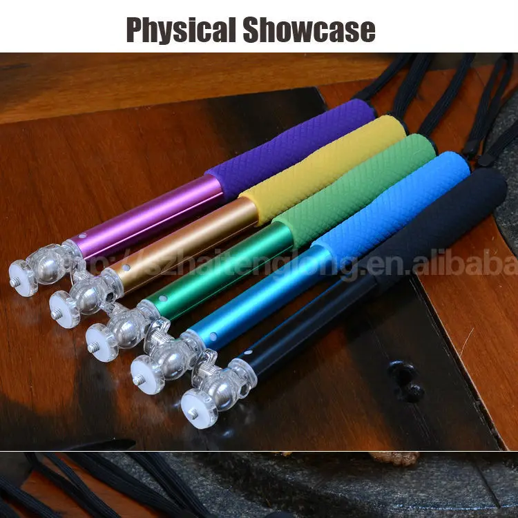 2014 Deluxe Camera compatible selfie tongsis monopod with bluetooth