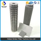 0.35-0.70mm thickness SS weaving wire mesh stainless steel sintered fiber pleated filter elements