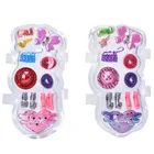 Girl's playing toy blister cards PP/PVC vacuum blister tray carts sets with shoes cap clips