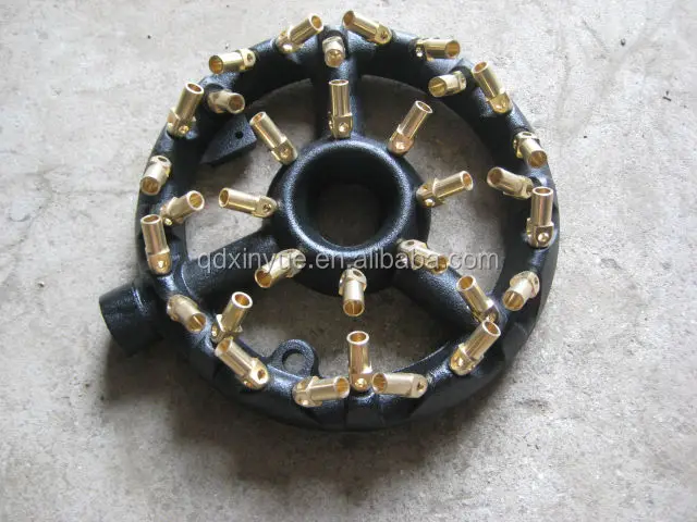 32 Punta De Gas Natural De Hierro Fundido De Latón Estufa De Cocina