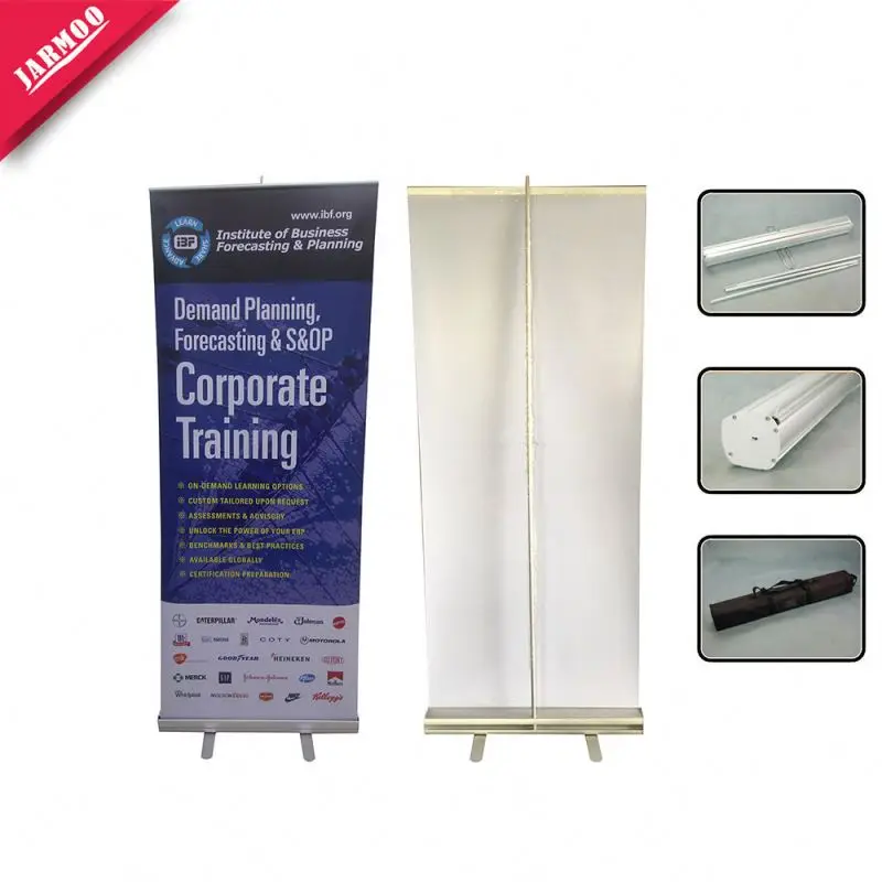 Adjustable Free Design Advertising Roll Up Tarpaulin Banner Stand