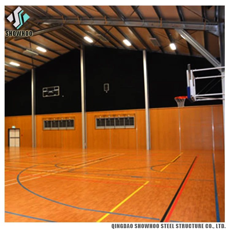 Prefabricated Insulated Building Steel Structure Gym Design