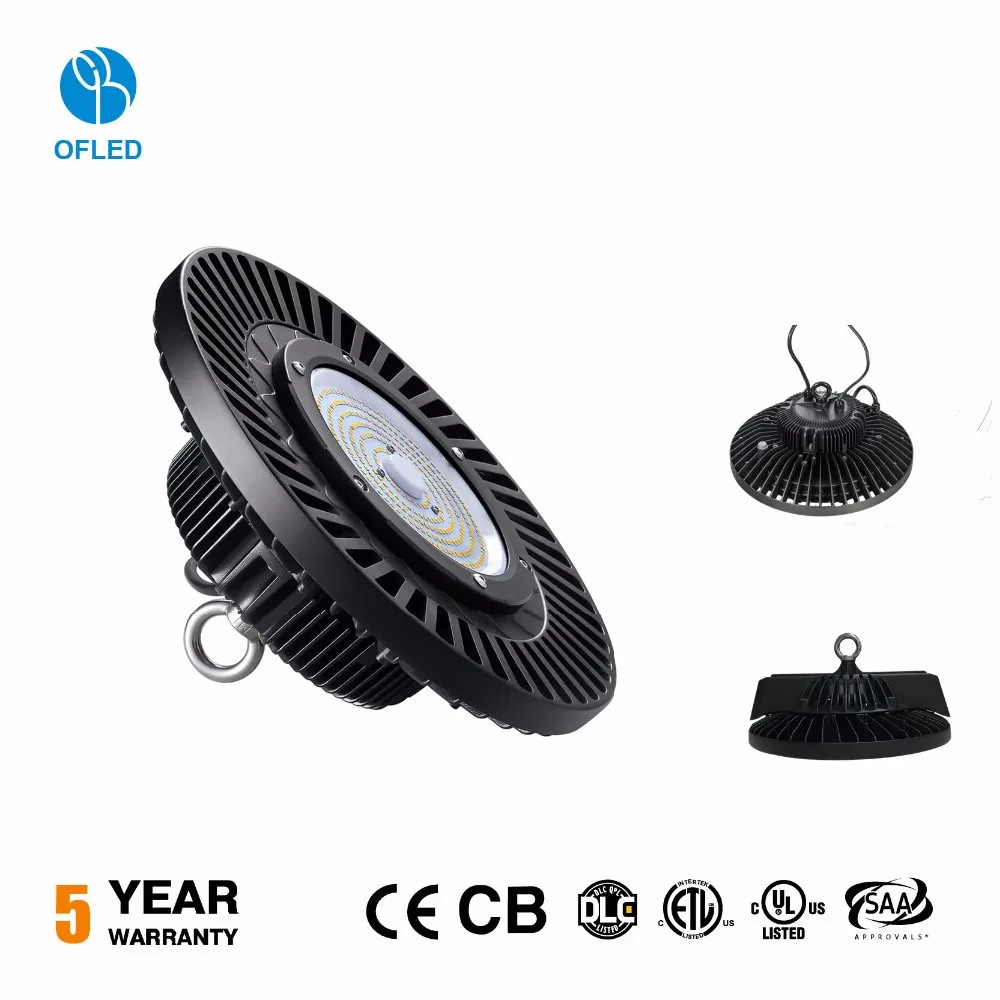 5 Years Warranty 140lm/w SMD3030 IP65 Zigbee Dali Warehouse 240w Led High Bay Light Waterproof UFO High Bay - ANKUX.COM