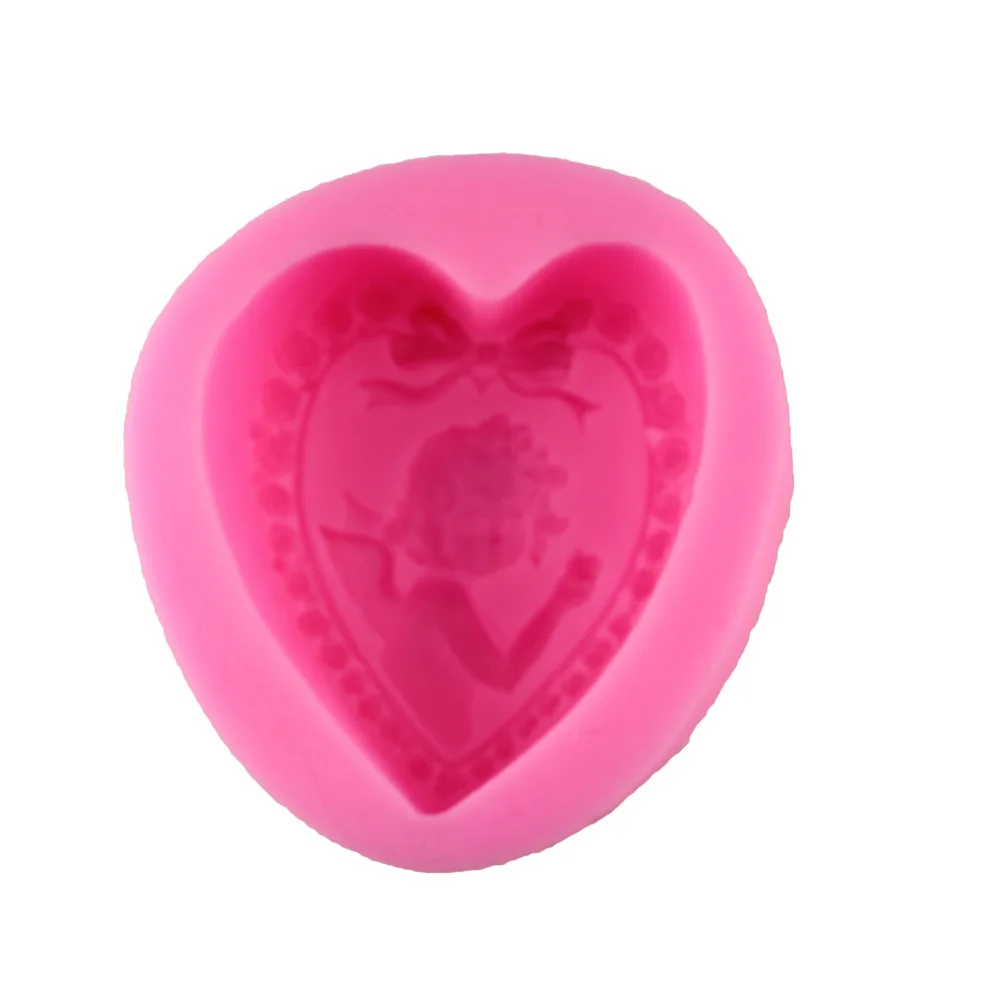 Hot cake baking tool DIY silicone rubber silicone shaped girl soap mold taobao 1688 agent