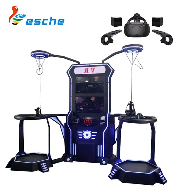 High Technology VR Walk Shooting Game Machine Virtual Reality 9D Cinema Flight Simulator