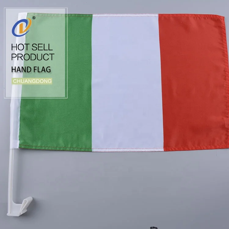 Italian Polyester Red White Green Italy National Car Flag Buy