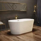 european baby copper free standing walk bath tub shower combo