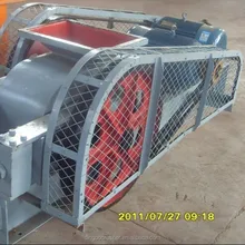 double roller crusher used for activated charcoal crushing