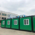 ホット販売の完全内装容器ホーム 1 ベッドルームモジュラー 20Ft 40Ft バングラデシュ低コストプレハブハウス