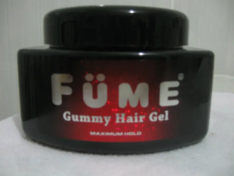 fume gummy hair gel