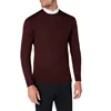 100% Merino wool crew neck long sleeve men's knitwear fashional sweater