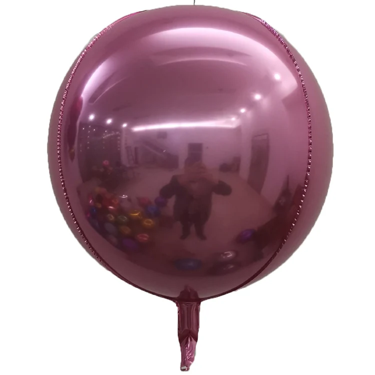 La fiesta de graduación decoración gigante de 32 pulgadas de color rosa perla de helio de 4D globos redondos