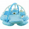 Pink and Blue Plush Bear Music Play Mats 0-1 old baby