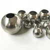custom large stainless steel hollow float ball with hole