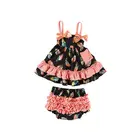 Hot Sell Import Kids Clothing Two Pieces Cotton Baby Clothes Set