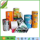 custom print food packaging plastic aluminum foil laminating roll film pouch