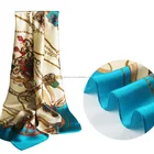 Jingpin Silk Scarf Hangzhou Twill Digital Print 100% Silk Scarf