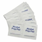 Alcohol Cotton Swab disposable wipes with 70% IPA CE FDA certificated
