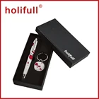 2015 china bulk christmas gifts items pen and keychain gift set