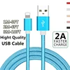 3FT 6FT 10FT High Quality Nylon USB Charging Data Sync Cable for iPhone 6 7 X XR XS Max