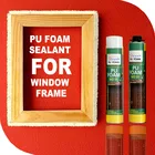 Window & Door frame filler wooden no nail installation door's fixationinsulation PU foam sealant