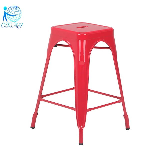 different colored high back metal chair for dining room