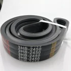 Machine transmission for usage banded v belt natural rubber belt factory price sale big size classical correa car v belt