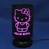 2016 new Fashion Gift decorative Black Hello kitty Kids Night Light for gift