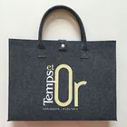 Eco Custom shoulder bag hand made felt tote bag