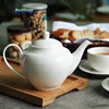 Chinese Supplier Arabic Ceramic Grid Embossed Teapots Wholesale for Kombucha Tea