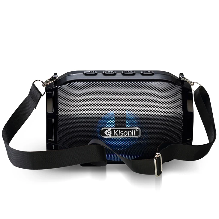 Kisonli Newest Model Outdoor Active LED Wireless Two-way 1200mAh TWS 1+1 Speaker - ANKUX.COM