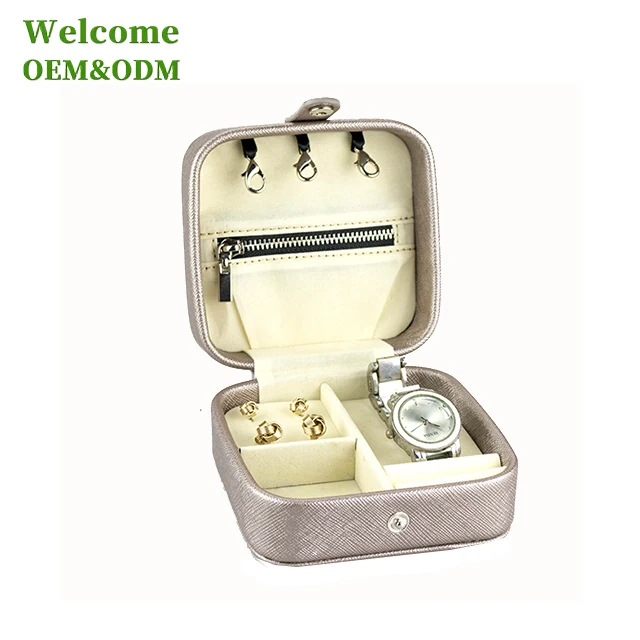 kid custom 1 slot watch display organizer luxury leather jewelry