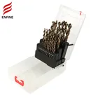 25PC DIN338 HSS Cobalt 8% Fully Ground drill bit set