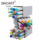Art Markers Set Dual Headed Artist Sketch Drawing Marker Acrylic Paint Pens Alcohol Based Pens